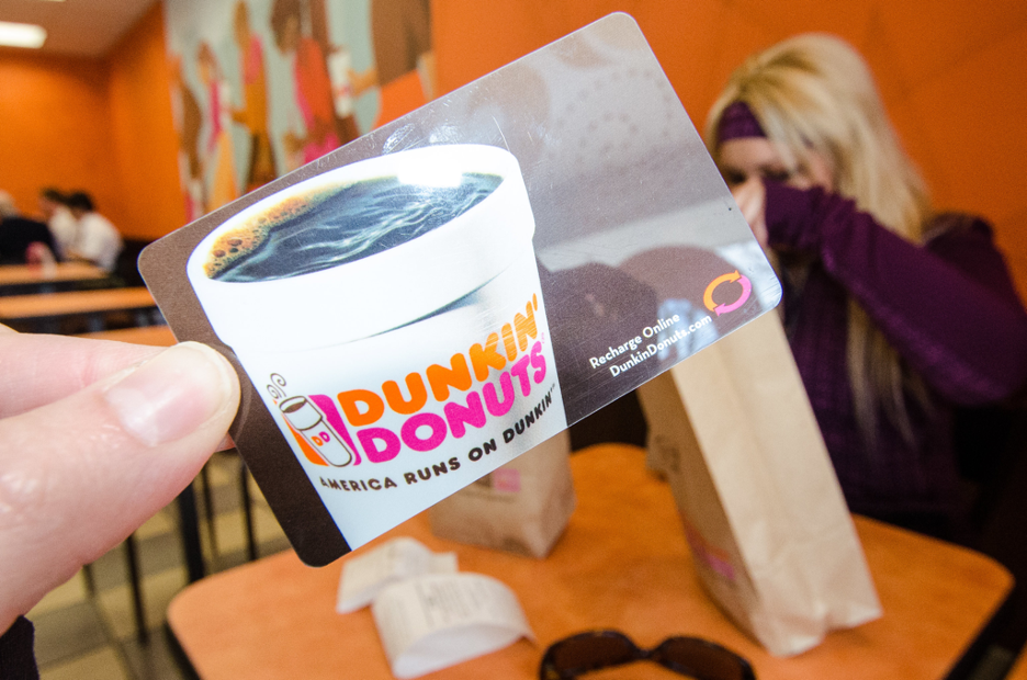 Dunkin donuts gift card deals